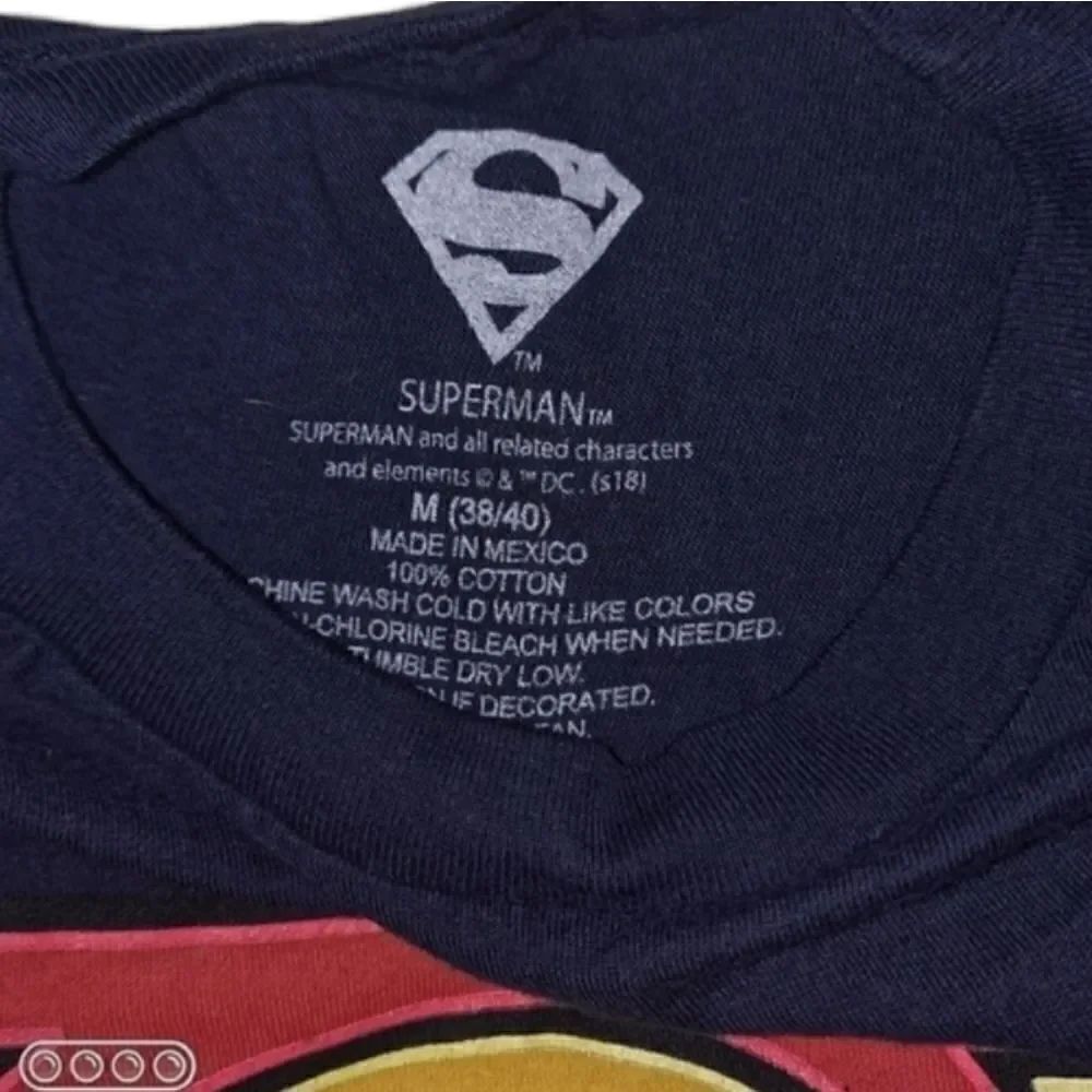 Superman TShirt Blue Medium - Picture 2 of 2
